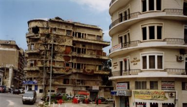 Beyrouth, rue de Damas en 1999