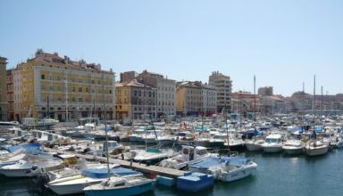 Marseille, le quai sud du Vieux-Port