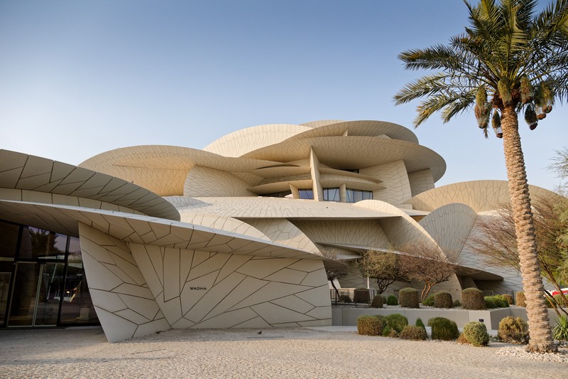 Musée National du Qatar, en forme de rose des sables