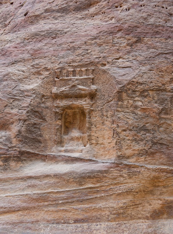 Sculpture dans la roche