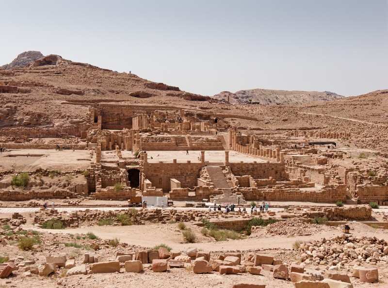 Ruines du Grand Temple de Pétra