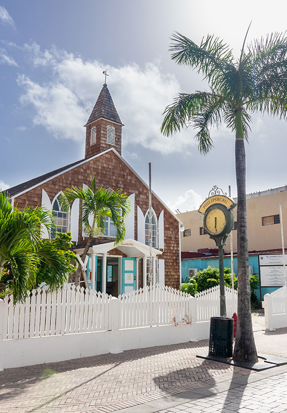 Eglise méthodiste à Philipsburg