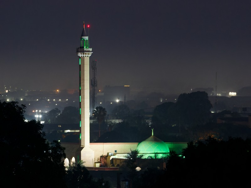 Jaame Masjid la nuit